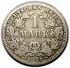 mini: 1 marka 1875 Wilhelm I Hohenzollern Niemcy Berlin (1)