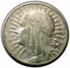 mini: 10 zlotych 1932 Head of Woman II Republic of Poland London (1)