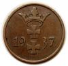mini: 1 pfennig 1937 Free City of Danzig Gdansk (2)