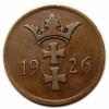 mini: 2 pfennig 1926 Free City of Danzig Gdansk Berlin (2)