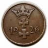 mini: 1 pfennig 1926 Free City of Danzig Gdansk (2)