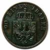 mini: 4 fenigi 1863 Wilhelm I Hohenzollern Prusy Berlin (2)