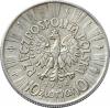 mini: 10 zlotych 1936 Jozef Pilsudski II Republic of Poland Warsaw (2)