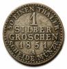 mini: 1 silver groschen 1851 Friedrich Wilhelm IV Germany Berlin (2)