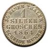 mini: 1 silver groschen 1864 Wilhelm I Germany Berlin (2)