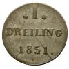 mini: 1 dreiling 1851 Hamburg (1)