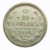 mini: 20 kopeks 1904 Nicholas II Russia (1)