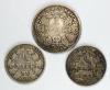 mini: Set of 3 coins: 1 mark 1875 D, 1/2 mark 1905 A, 1/2 mark 1906 D Germany (1)