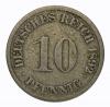 10 pfennig 1892 G Karlsruhe Germany