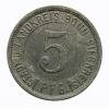 5 pfennig 1919 Bonn Rhineland