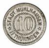 10 pfennig 1917 Muhlhausen Saxony