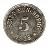 mini: 5 pfennig 1918 Muncheberg Bavaria (1)