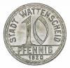 mini: 10 pfennig 1920 Wattenscheid Westphalia (1)