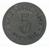 5 pfennig 1917 Elberfeld Rhineland
