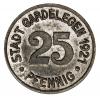 mini: 25 pfennig 1921 Gardelagen Saxony (1)