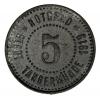 mini: 5 pfennig 1919 Tangermunde Saxony (1)