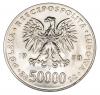 mini: 50000 zlotych 1988 70th anniversary of regaining independence Jozef Pilsudski People's Republic of Poland (2)