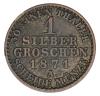 1 silver groschen 1871 Wilhelm I Hohenzollern Germany Prussia Berlin A