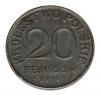20 pfennig 1917 Polish Kingdom Stuttgart