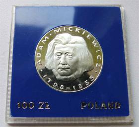Picture for: 100 zlotych 1978 Adam Mickiewicz