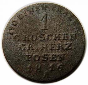 Picture for: Groschen 1816 Grand Duchy of Posen Poznan Berlin