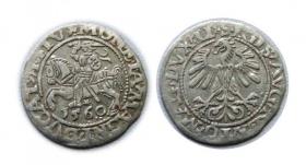 Picture for: Half groschen 1560 Sigismund II Augustus Vilnius