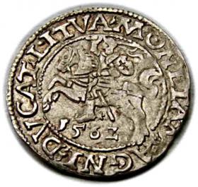 Picture for: Half groschen 1562 Sigismund II Augustus Vilnius