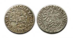 Picture for: Półgrosz 1563 Zygmunt II August Wilno