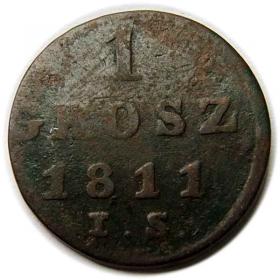 1 grosz 1811 Księstwo Warszawskie
