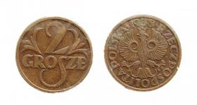 2 grosze 1938 II RP