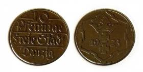 Picture for: 10 fenigów 1923 Wolne Miasto Gdańsk