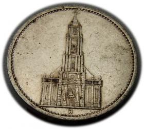 Picture for: 5 mark 1935 A Berlin Church in Potsdam