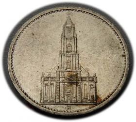 Picture for: 5 mark 1935 A Berlin Church in Potsdam