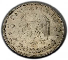 Picture 2 for: 5 mark 1935 A Berlin Church in Potsdam