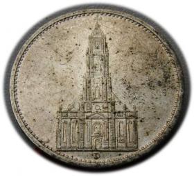 Picture for: 5 mark 1934 D Munich Church in Potsdam