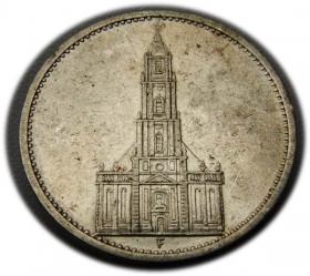 Picture for: 5 mark 1934 F Stuttgart Church in Potsdam