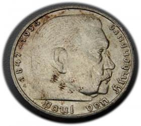 Picture for: 5 marek 1936 Paul von Hindenburg / swastyka Berlin