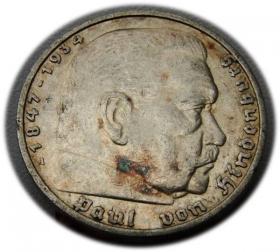 Picture for: 5 marek 1936 Paul von Hindenburg / swastyka Berlin