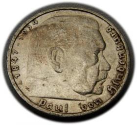 Picture for: 5 marek 1936 Paul von Hindenburg / orzeł pruski Berlin