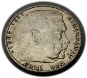 Picture for: 5 marek 1936 Paul von Hindenburg / orzeł pruski Monachium