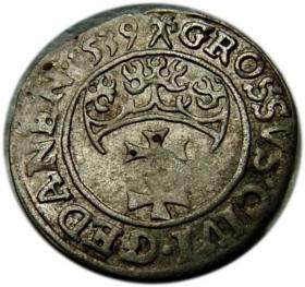 Picture 2 for: Groschen 1539 Sigismund I the Old Gdansk