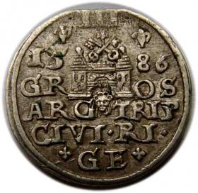 Picture 2 for: Trojak 1586 Stefan Batory Ryga