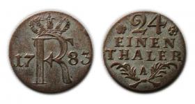 Picture for: 1/24 talara 1783 Fryderyk II Wielki Berlin