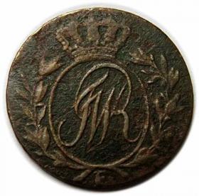 Picture 2 for: Półgrosz 1796 Fryderyk Wilhelm II Prusy Południowe Królewiec