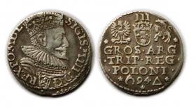 Picture for: Trojak 1594 Zygmunt III Waza Malbork