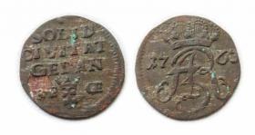 Picture for: Szeląg 1763 August III Gdańsk