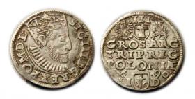 Picture for: Trojak 1590 Zygmunt III Waza Poznań