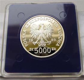 Picture 2 for: 5000 złotych 1989 Władysław II Jagiełło