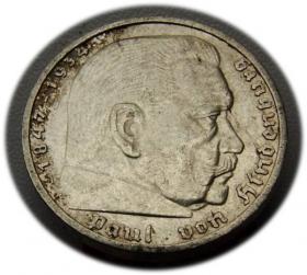 Picture for: 5 mark 1935 A Paul von Hindenburg / prussian eagle Berlin