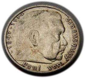 Picture 2 for: 5 marek 1935 Paul von Hindenburg / orzeł pruski Berlin